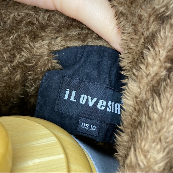 I love sia Parka jacket fur lined zip up long sleeve hooded warm winter - Picture 5 of 8